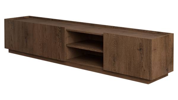 TV-Lowboard Mirtu 2 Braun - Holzwerkstoff - 200 x 37 x 40 cm