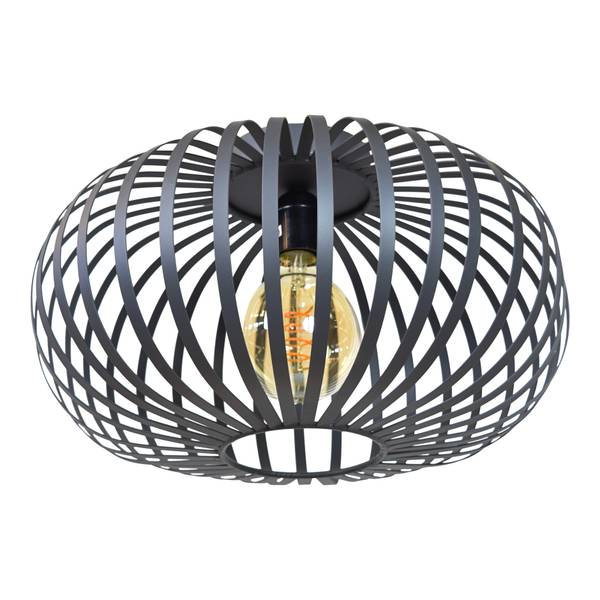Plafondlamp Flow zwart - metaal - 40 x 23 x 40 cm