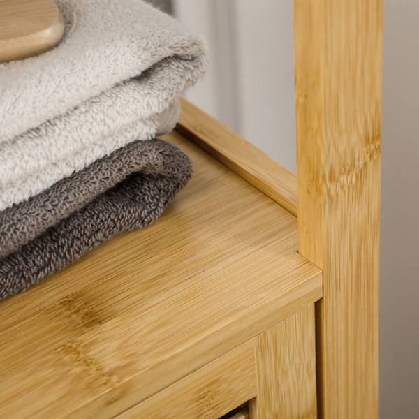 Badezimmerschrank 834-467 Braun - Bambus - 30 x 120 x 33 cm