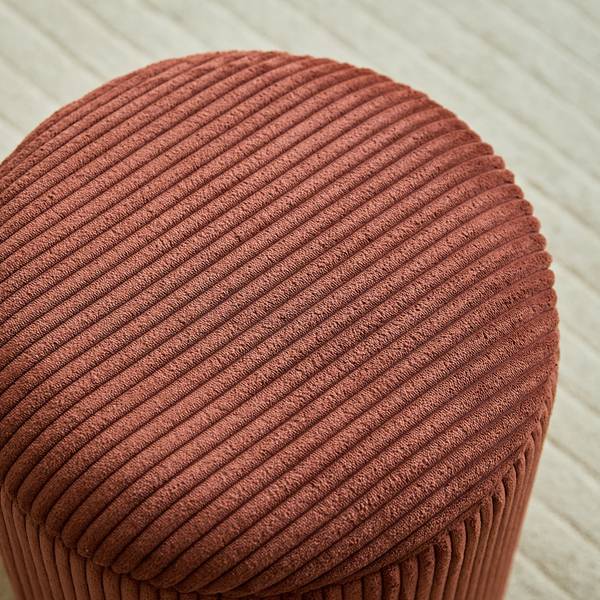 Pouf NARVIK 3er Set Rot