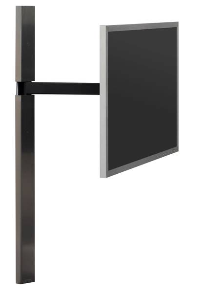TV Wandhalterung solution art 128-1 Silber - Metall - 4 x 141 x 9 cm