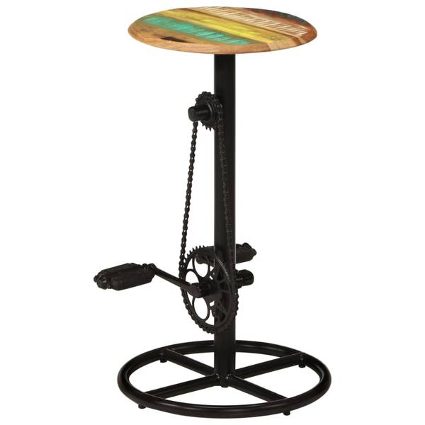 Barhocker 2er Set D1423 Massivholz - 38 x 76 x 38 cm