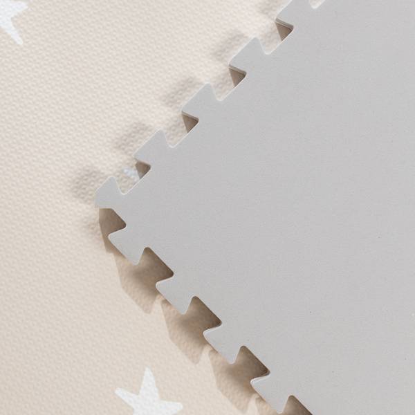 Teppich Alfie Stars Grau - Textil - 120 x 120 x 180 cm