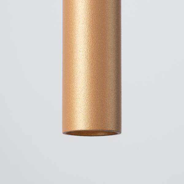 Pendelleuchten Pastelo LED 3000K Gold - Stahl - 4 x 120 x 4 cm