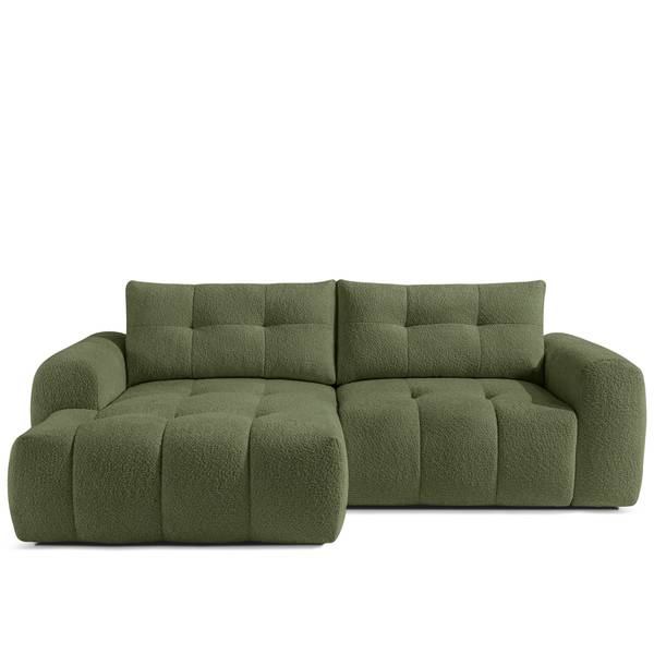 Ecksofa RAVIA Olivgrün