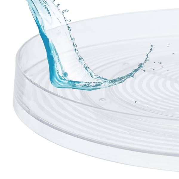 Durchsichtiger Drehteller für die Küche Kunststoff - 30 x 4 x 30 cm