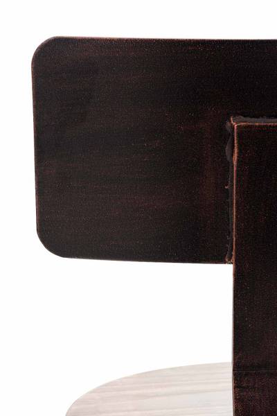 Barhocker HENAR (2er-Set) Braun - Metall - 45 x 93 x 45 cm