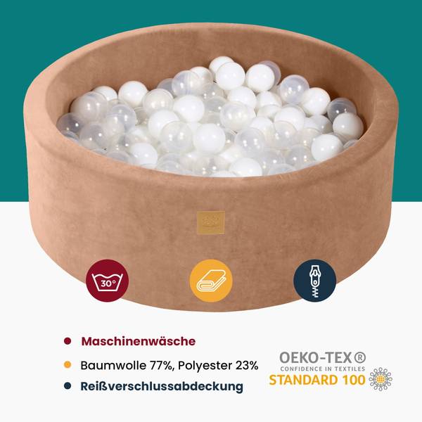Bällebad Baby - Bällepool für Kinder Altrosa