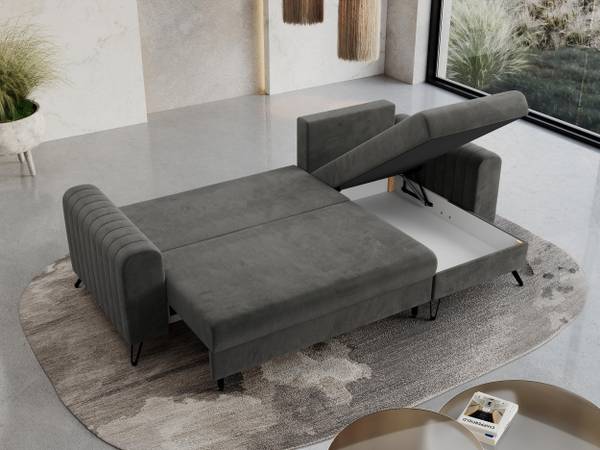 Ecksofa AXEL L Grau