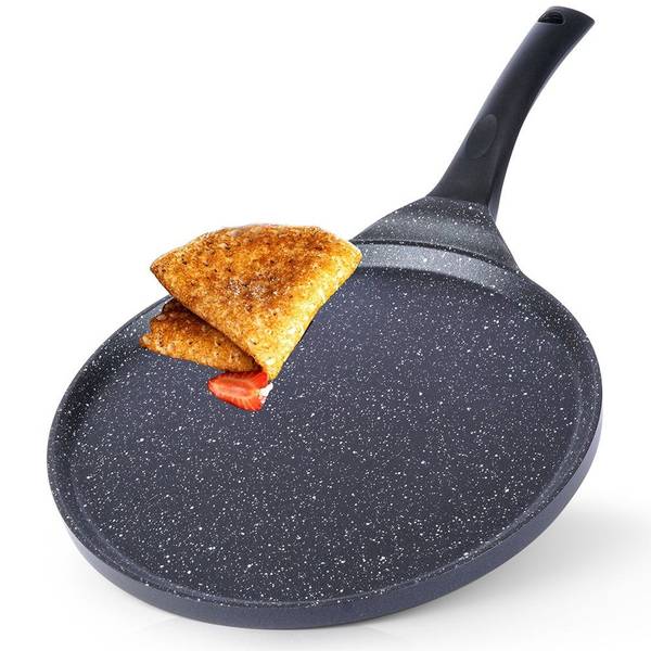 Crepes-Pfanne GRANDE 112933 Schwarz - Aluminium - 27 x 2 x 47 cm