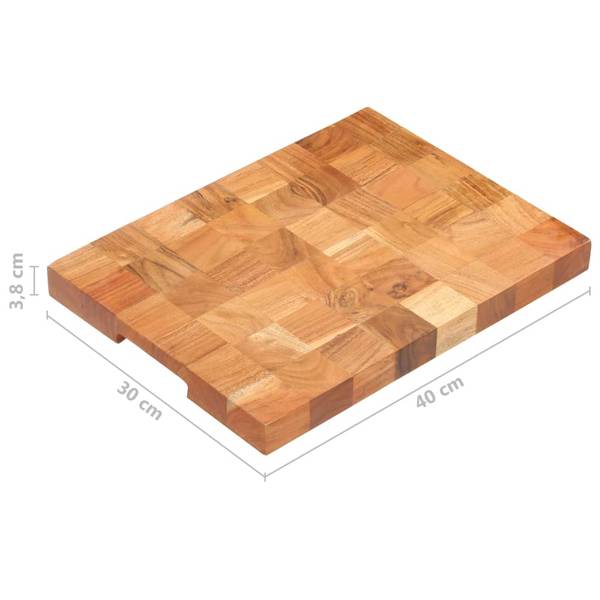 Planche à découper 3002811 Marron - Bois massif - 30 x 4 x 40 cm