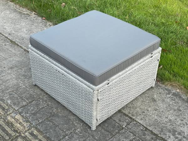 Gartenmöbel Sets Im Freien S(4er-Set) Grau - Webstoff