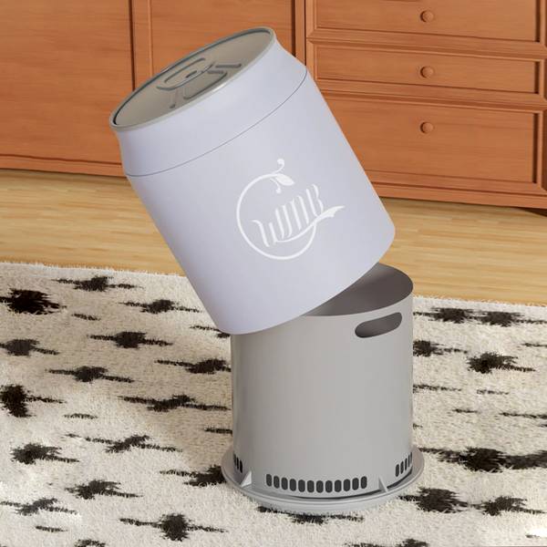 Mülleimer SCLJTL Hellblau