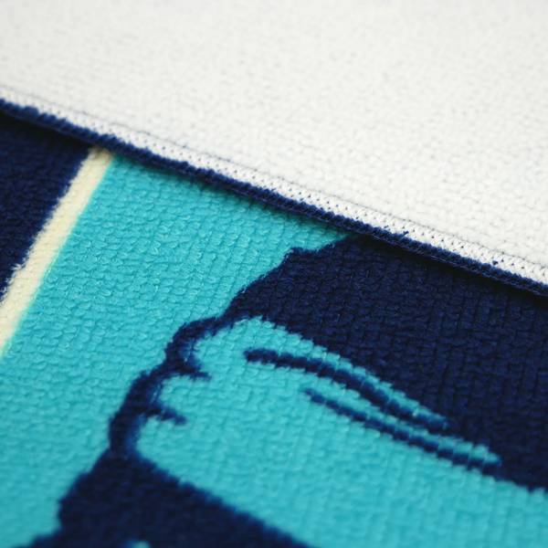 Strandtuch Algajola Blau - Textil - 70 x 1 x 140 cm