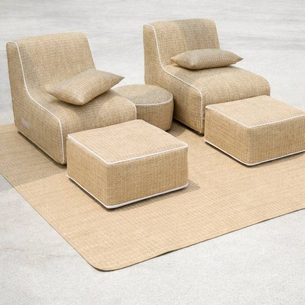 Gartenstühle  FERRET 366 Beige - Polyrattan - 58 x 58 x 58 cm