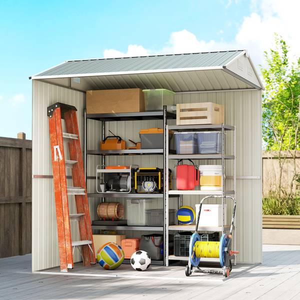 gereedschapsschuur 84H-458V00GY grijs - staal - 177 x 236 x 209 cm