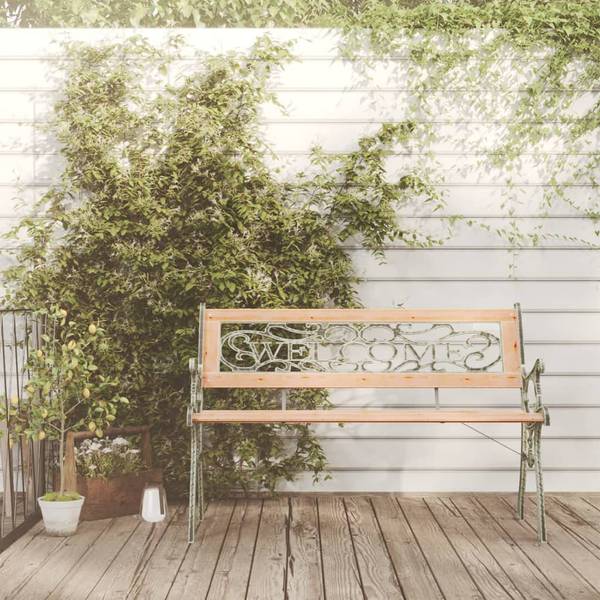Gartenbank 317118 Braun - Tanne - PVC - 51 x 73 x 51 cm