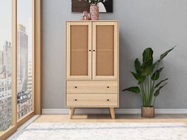 Highboard O3139 Braun - Holzwerkstoff - 60 x 120 x 40 cm
