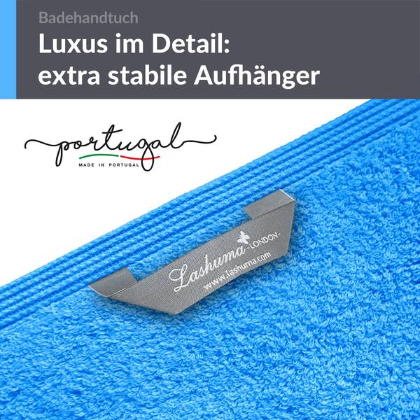 Badetuch London 2er-Set Himmelblau