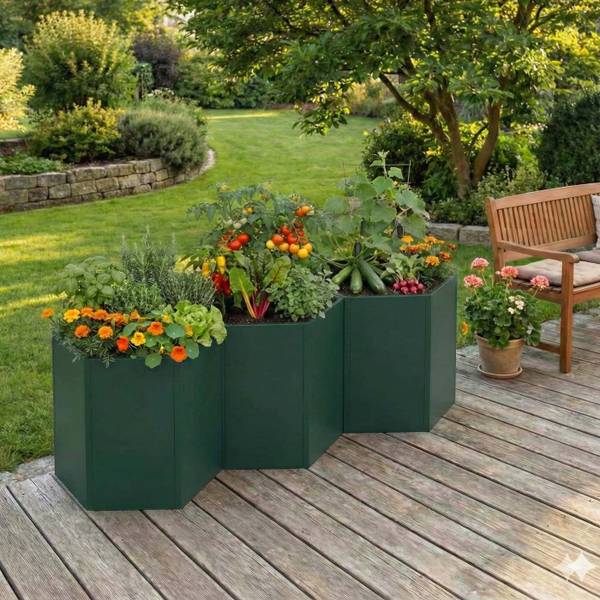 Hochbeet P64 (3er-Set) Grün