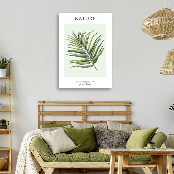 Wandbild blätter – natur 70 x 100 cm