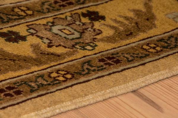 Orientteppich Oriental Beige - Wolle - 134 x 1 x 186 cm