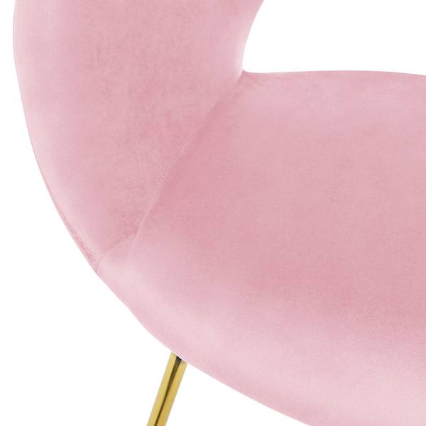 Chaise salle à manger JEREZ - Lot de 1 Rose foncé - 1 chaise