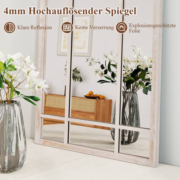 Wandspiegel TL32514SD Grau - Glas - 48 x 2 x 83 cm