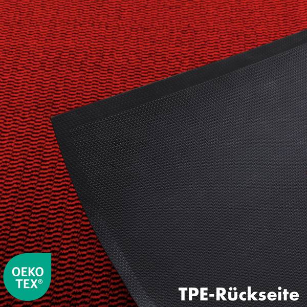 Schmutzfangmatte Horizon Novo TPE Rot - 60 x 90 cm