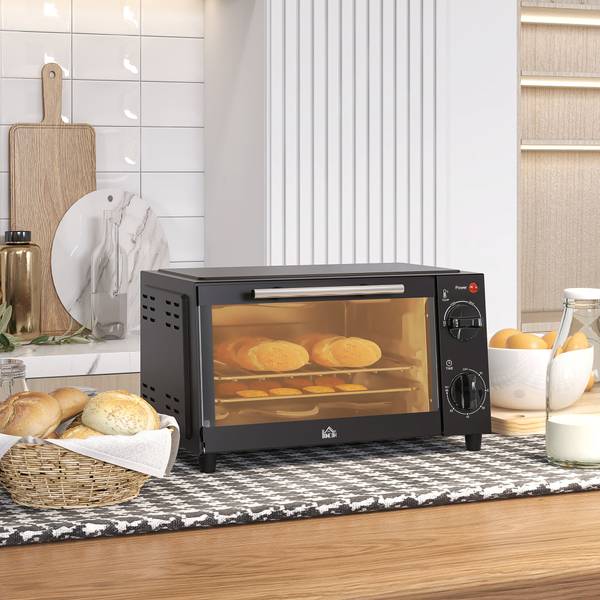 Minibackofen 800-088V90BK Schwarz
