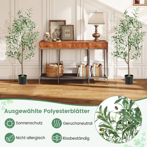 Kunstpflanzen 87251304 Grün - Kunststoff - 1 x 1 x 1 cm
