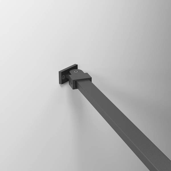 Duschabtrennung Duschwand Glas Schwarz - Glas - 100 x 200 x 0 cm