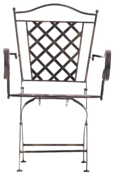 Gartenstuhl Adara 2er Set Bronze