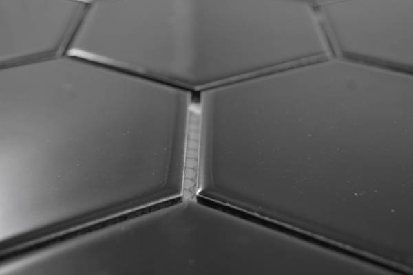 Mosaikfliesen HX 110 Schwarz - Keramik - 26 x 26 x 26 cm