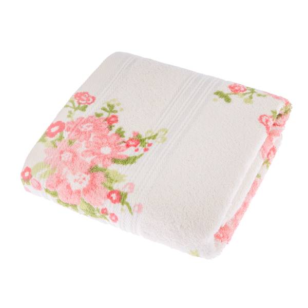 Serviette Vintage Blumen Beige - Coton - 50 x 1 x 90 cm