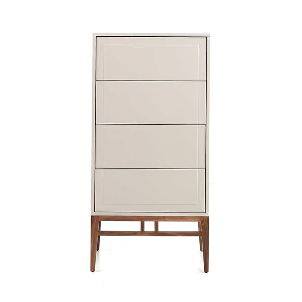 Chiffonnier 7036 Braun - Grau - Walnuss - 60 x 120 x 45 cm