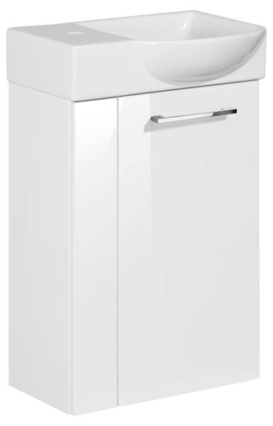 Gäste-WC Set SBC Sceno Weiß (2-teilig) Weiß - Holzwerkstoff - 60 x 61 x 54 cm