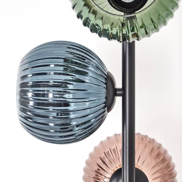 Stehlampe Cesaro Blau - Grün - Aluminium - Klarglas - 17 x 160 x 69 cm