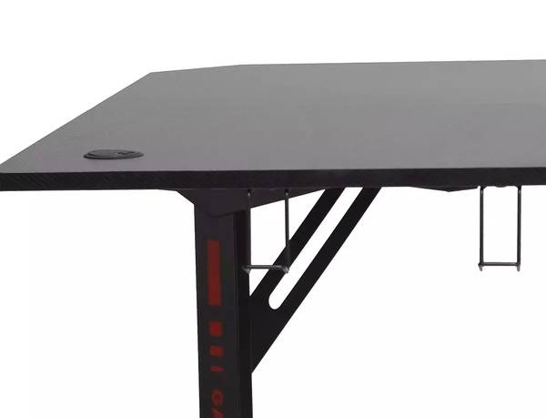 Computertisch B-219 Schwarz - Holzwerkstoff - 120 x 76 x 120 cm