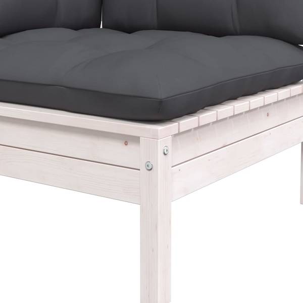 Gartensofa 3012138-10 (2-teilig) Weiß