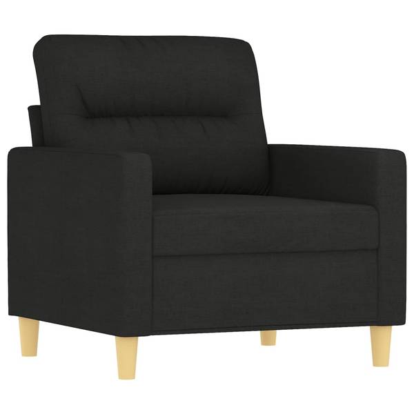 Sessel mit Hocker XT4496 Schwarz