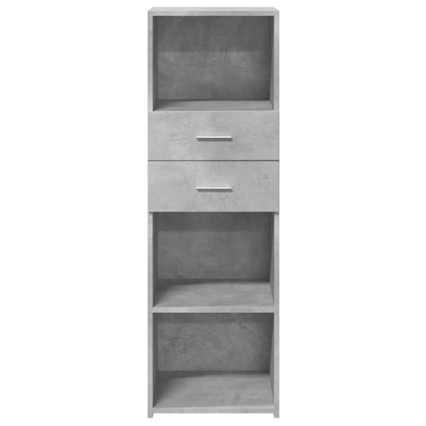 Highboard DE1373 Grau - Holzwerkstoff - 40 x 124 x 43 cm