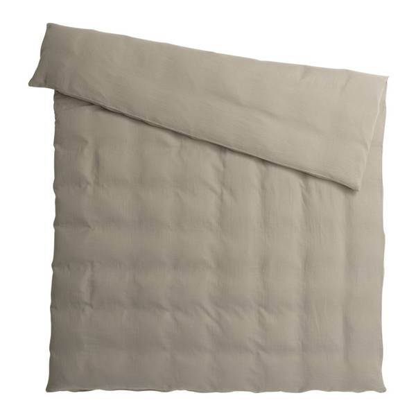 Housse de duvet SEMPACH Couleur sauge - 200 x 210 cm