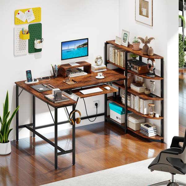 Computertisch ON32151PQ Braun