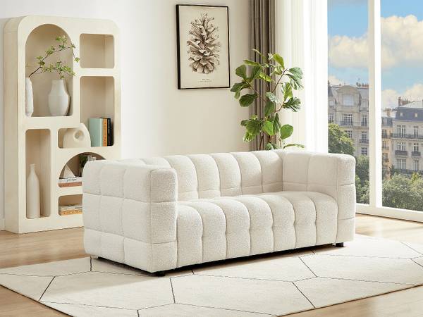 Sofa ohne Schlafmöglichkeit LERICI Weiß