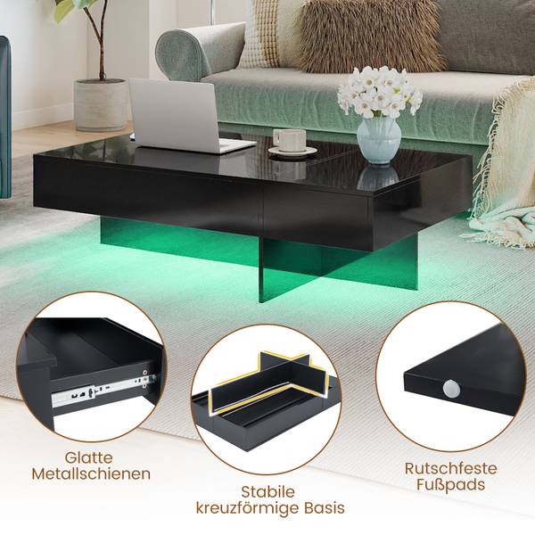 Couchtisch TH32973 Schwarz