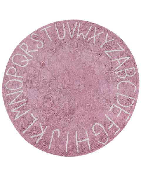 Teppich VURGUN Pink - Weiß