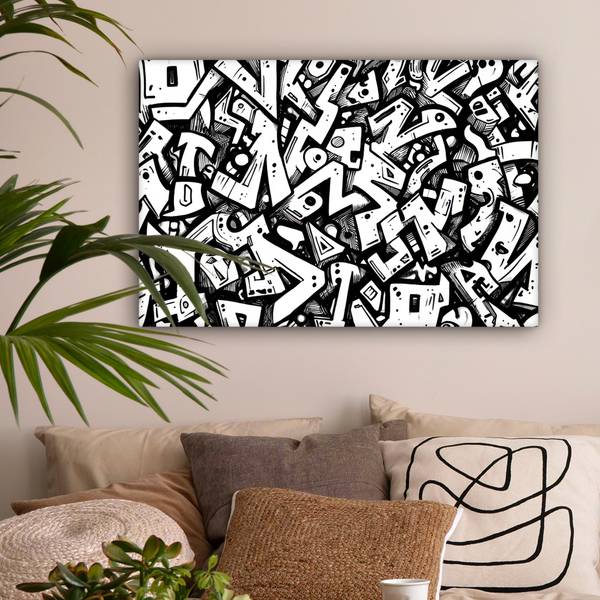 LEINWANDBILD Muster 90 x 60 cm