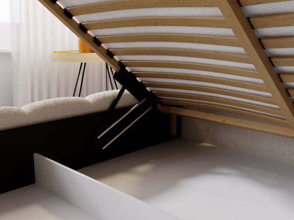 Polsterbett CLOUD Beige - Liegefläche Breite: 180 cm