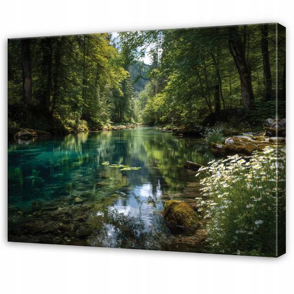 Leinwandbild Wald SPP16464 120 x 80 x 3 cm